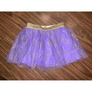 Disney Princess‎ Rapunzel Toddler Girl Purple Gold Tulle Skirt Size 3T